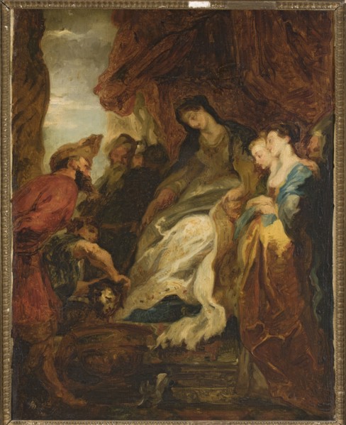 Tomyris Ordering Cyrus's Head to Be Dipped in a Basin of Blood Herodotus, Historia, I, 214, Peter