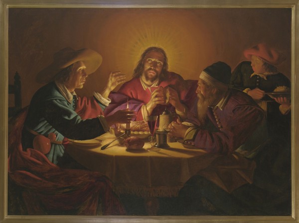The Feast at Emmaus, Borch, Jan ter fl. 1624–post 1646 attributed; Jesus Christ; Disciples of