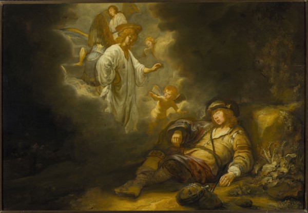 Jacob's Dream, Gerbrand van den Eeckhout 1621–1674, 1642. Oil painting, Northern Netherlands.