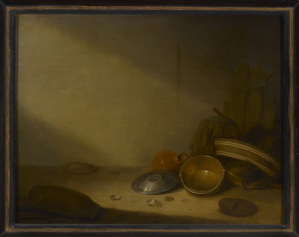 Still Life with Old Vessels, Potter, Pieter Symonsz. 1597 or 1600–1652, painter; 1631; oil