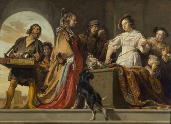 Achilles among the Daughters of Lykomedes, Jan de Braij ca. 1627–1697, painter; 1664. Oil painting,