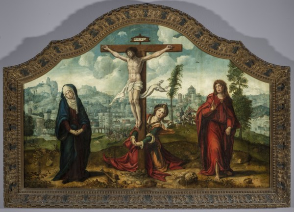 Crucifixion, Coecke van Aelst, Pieter 1502-1550 and workshop, Netherlandish painting; subject: Mary