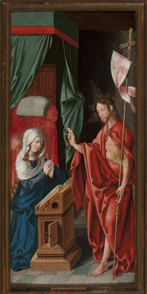 Christ Appearing to Mary, Bartholomäus Bruyn 1493–c.1555, German painting, religious/biblical scene