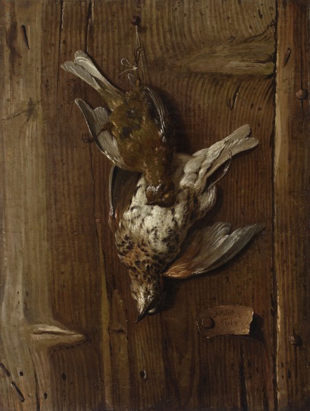 Dead Birds The Thrush and the Fieldfare, Jacques-Charles Oudry 1722/1723–1778, painting, 1768;