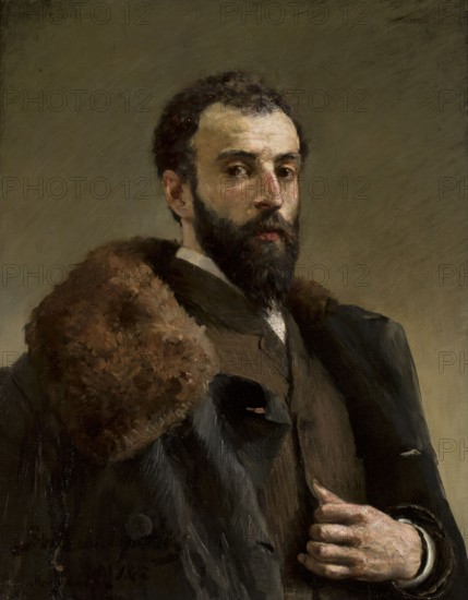 Portrait of Feliks Cichocki by Stanislaw Radziejowski 1863–1950, 1887. Oil painting, 67 × 54 cm.