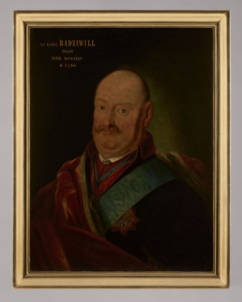 Portrait of Charles II Stanislaw Radziwill 1734–1790 called Mr. Lover, unknown painter after