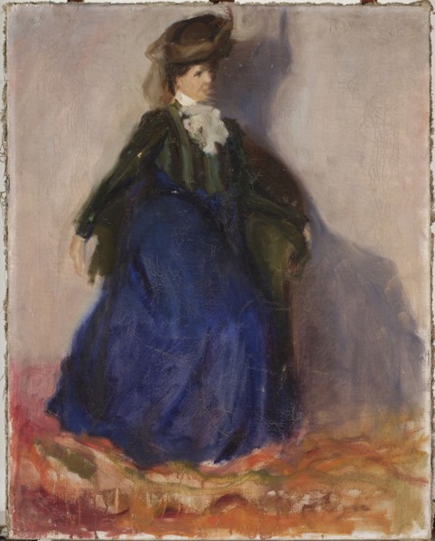 Study of a Seated Woman, Romuald Kamil Witkowski 1876–1950, painter; ca. 1907, Poland; painting;