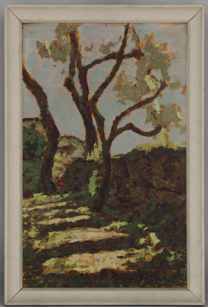 Uphill in the Sun, Bohuszewicz, Jan 1878–1935, painter; contemporary painting; landscape; interwar
