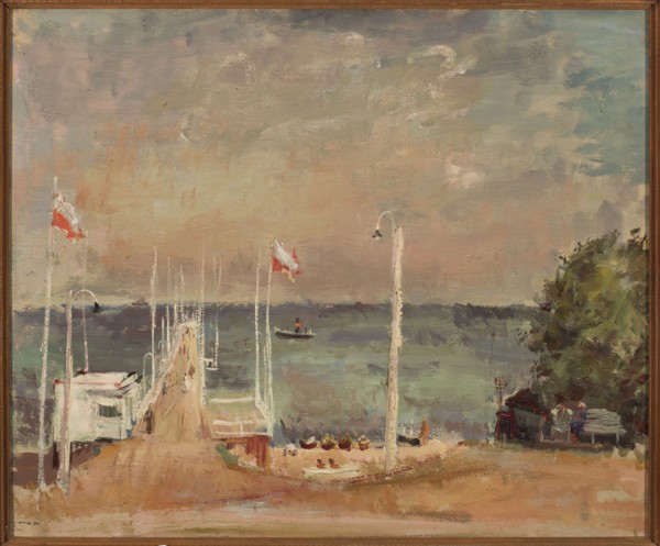Motif from Hel, Seidenbeutel, Efraim 1903–1945 painter, Seidenbeutel, Menasze 1903–1945 painter,