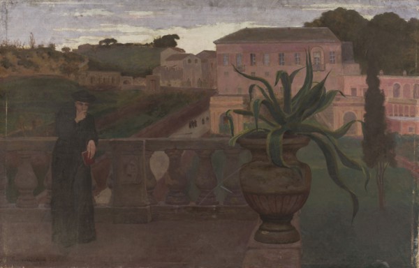 Roman Gardens, Grajnert, Edward 1876 aut 1877-1907 painter, provenance unknown, modernism style,
