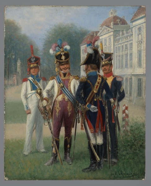 Drummer of the 13th regiment, drum major of the national guard, drum major and sergeant of the 1st