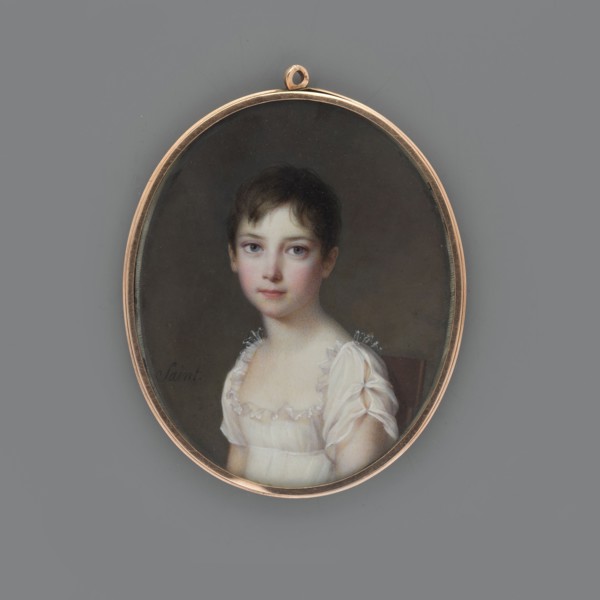 Anna Sapieha as a child, later Princess Adamowa Czartoryska, Saint, Daniel 1770–1847 author; Bust