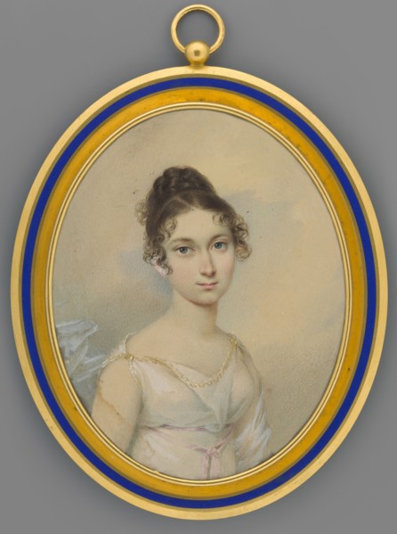 Portrait of Anna née Sapieha, Princess Czartoryska; painter: Stanislaw Marszalkiewicz 1789–1872.
