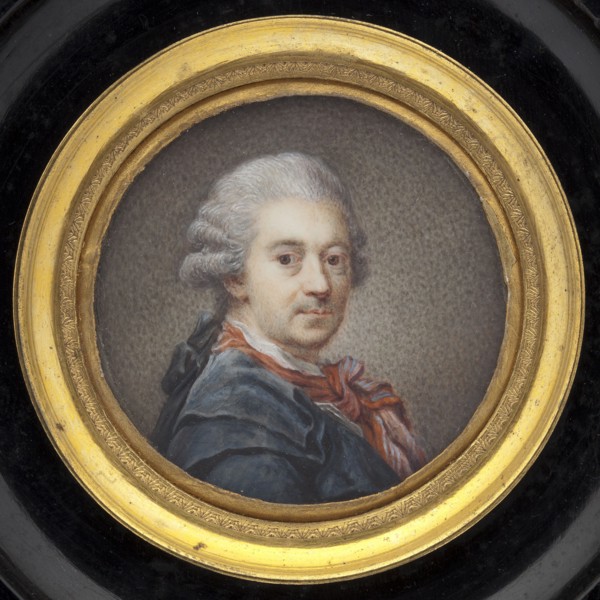Marcello Bacciarelli in a redingote, copy from a self-portrait of Marcello Bacciarelli; bust in