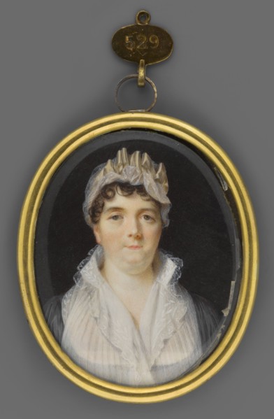 Portrait of an Elderly Woman in a White Cap, unknown artist. Subject: female portrait of an elderly