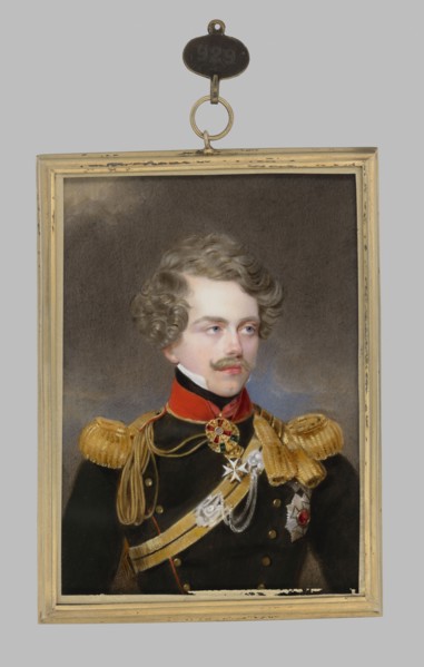 Prince Gustav Vasa born 9 November 1799 in Stockholm, died 4 August 1877 in Pillnitz, Saxony,