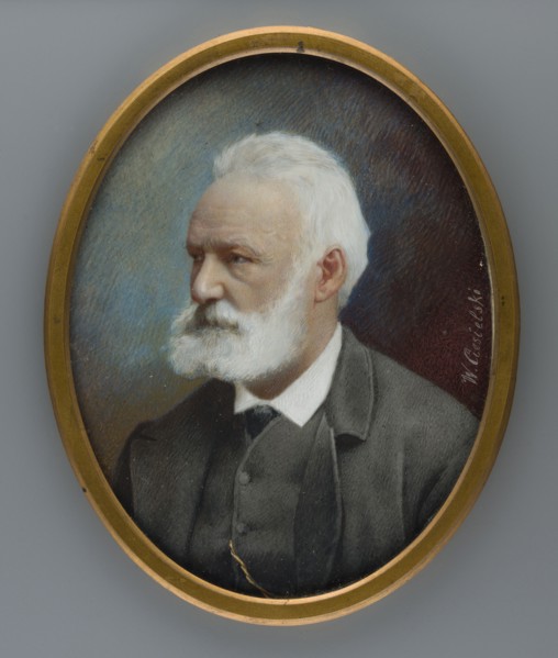 Portrait of the French writer Victor Hugo 1802–1885 by Wladyslaw Ciesielski 1845–1901, 1887. Bust