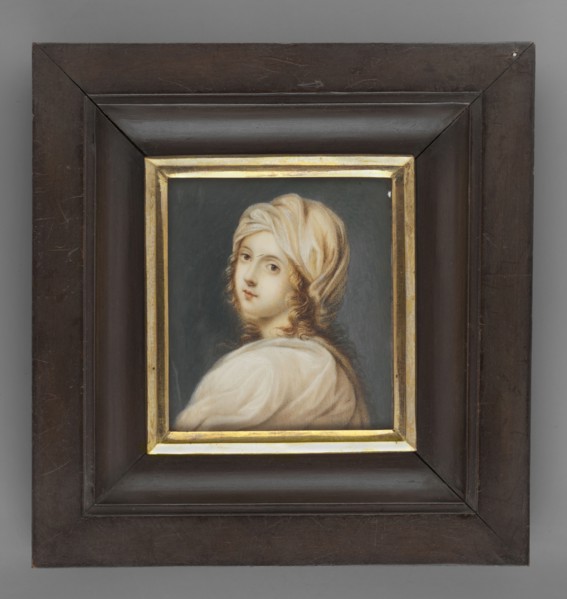 Beatrice Cenci, copy from Raphael; painter: Thil, Wilhelmine Louise du 1782–1819; subject: woman in