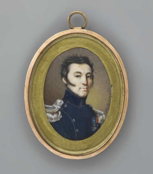 Portrait of a senior officer of the army of the Kingdom of Poland with the Order of Virtuti