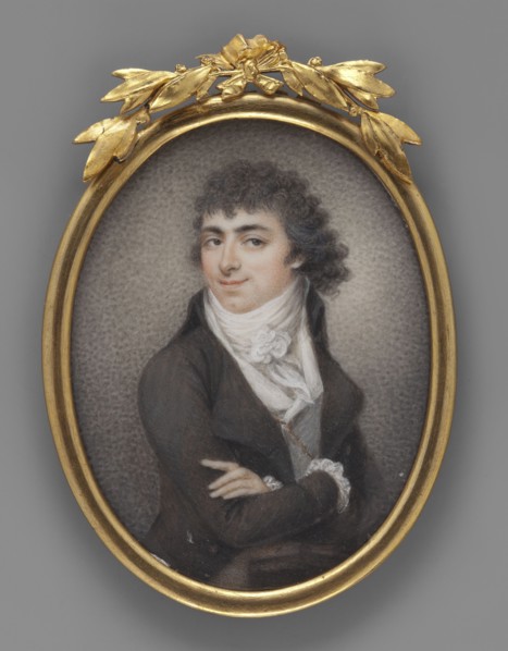 Self-portrait, Kosinski, Józef 1753-1821 painter; Portrait of a young man self-portrait, standing,