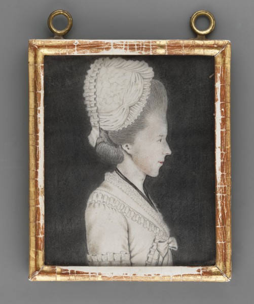 Amalia Eleonora von Solms-Braunfels 1734–1811, princess of Anhalt-Bernburg-Schaumburg; miniature