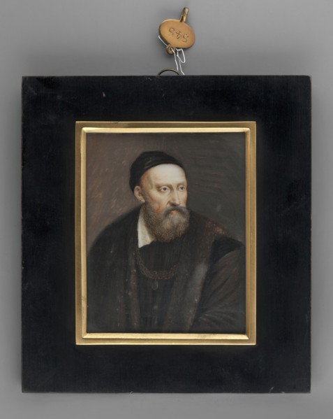Copy of Titian's self-portrait by Thil, Wilhelmine Louise du 1782–1819, amateur painter; miniature