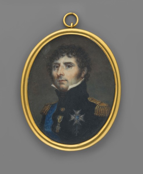Charles XIV Bernadotte, King of Sweden 1763–1844, painted by François Gérard 1770–1837 and an