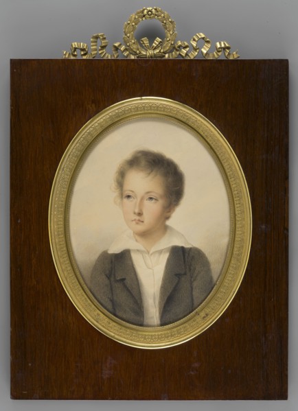 Portrait of Count Artur Sobanski 1814–1831, son of Izydor and Seweryna Potocka. Painter: Johann