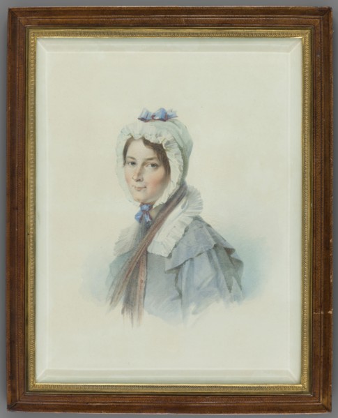 Portrait of Ludwika Hilbertz Soubirau, beloved nurse of Aleksandra Potocka, daughter of Stanislaw