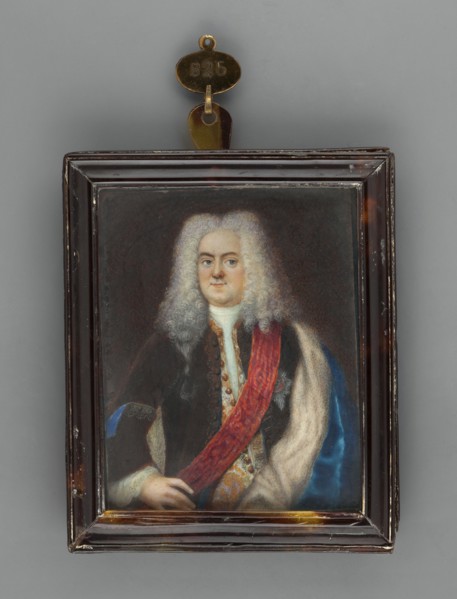Frederick William I of Prussia? 1688–1740, unknown artist, amateur painter. Portrait, waist-length,