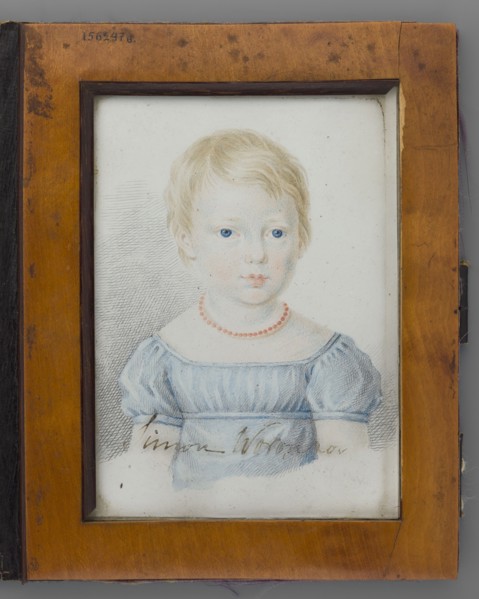 Simon Vorontsov as a little boy 1823–1882, son of Elzbieta née Branicka and Michal S. Vorontsov;