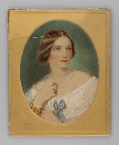 Duchess of Hamilton, Maria Amelia von Baden, Duchess of Baden 1817-1888, painted by Martens fl.