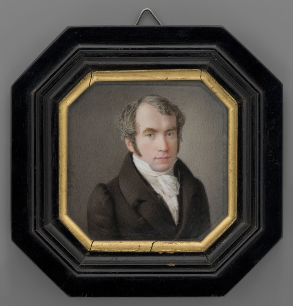 Portrait of Pastor Krauss, court chaplain of the Counts zu Erbach-Erbach, by Johannes Gauff
