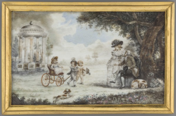 Grand Crown Hetman Franciszek Ksawery Branicki with his wife Aleksandra née Engelhardt and