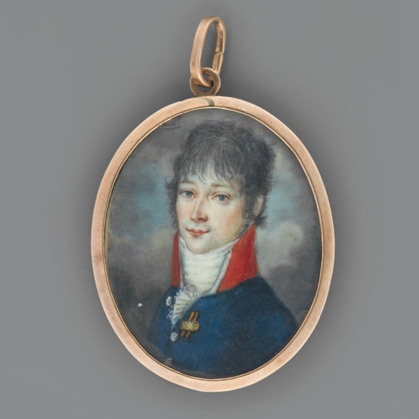 Seweryn Potocki 1762–1829, Grand Crown Carver, senator, brother of Jan Podróznik. Bust portrait,
