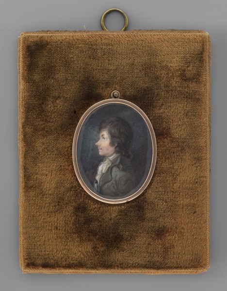 Tadeusz Kosciuszko in his youth in a grey frock coat, Rustem, Jan 1762–1835 painter, men, male