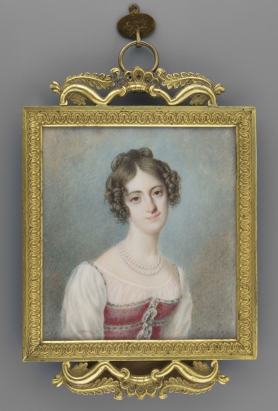 Portrait of Katarzyna Branicka 1781–1820, 1st maiden name Sanguszkowa-Kowelska, 2nd maiden name