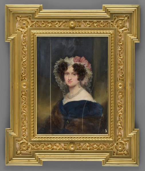 Portrait of Zofia Arturowa, Countess Potocka, née Branicka 1790–1879, painted by Józef Sonntag