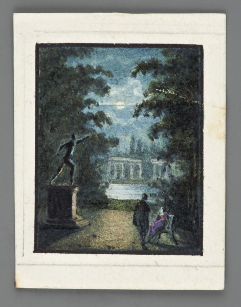 View of the ruins from Gladiator Square in Alexandria Park in Biala Cerkiew, by Willibald Richter