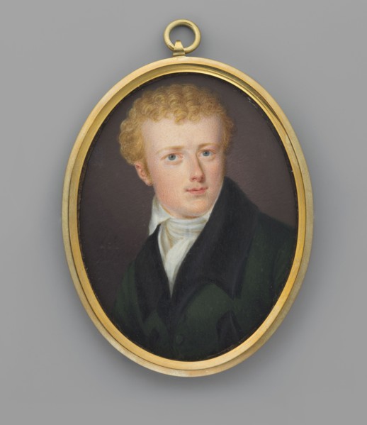 Andrzej Bernard - son of Konstancja née Potocka and Jan. Portrait of a young man from the Potocki