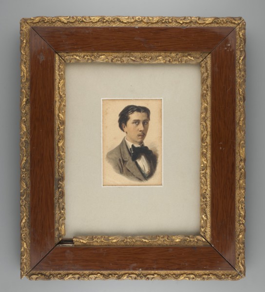 Zygmunt Sidorowicz 1846–1881, Lviv landscape painter; self-portrait?; artist in costume,