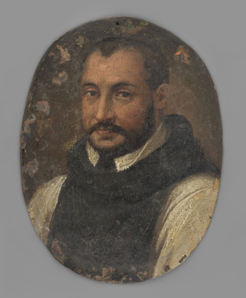 Portrait of a Dominican after Pieter Cornelisz Slingelandt, attributed to Pieter Cornelisz van