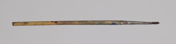 Jan Stanislawski's round brush; Jan Stanislawski 1860–1907 painter; painting accessory brush used