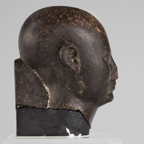 Head of a priest figurine, Goluchów Greater Poland Voivodeship. The head of a priest, in accordance