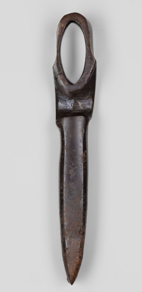 Axe head, unknown Phoenician workshop; Phoenicia Lebanon; 18th–17th century BC. Militaria — edged