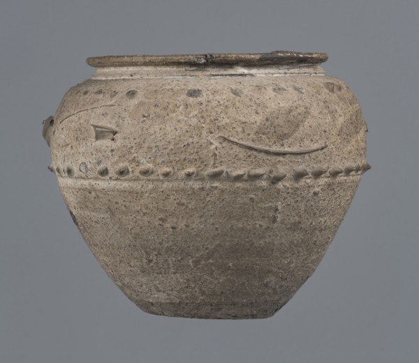 Vise-free cup, unknown Rhine workshop, Goluchów Greater Poland Voivodeship. Hard-fired, granular,
