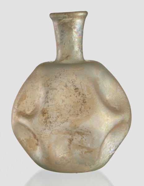 Flask, unknown eastern workshop, Goluchów Greater Poland Voivodeship, 3rd–4th century AD, vessel,