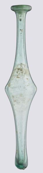 Unguentarium, unknown eastern workshop, Goluchów Greater Poland Voivodeship — with an elongated