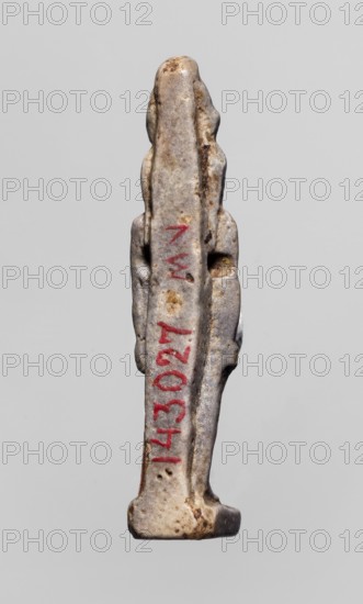 Amulet - god Horus; double crown on the head; Egyptian deity depiction; material/technique: amulet;