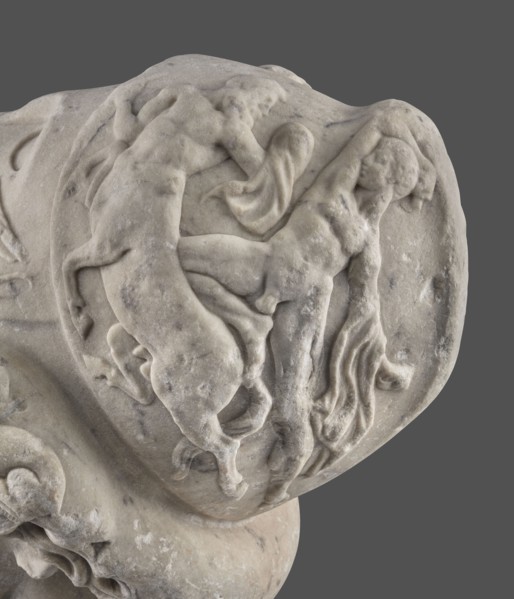 Head of Menelaus from the Menelaus Carrying the Body of Patroclus group, unknown artist. Head of a